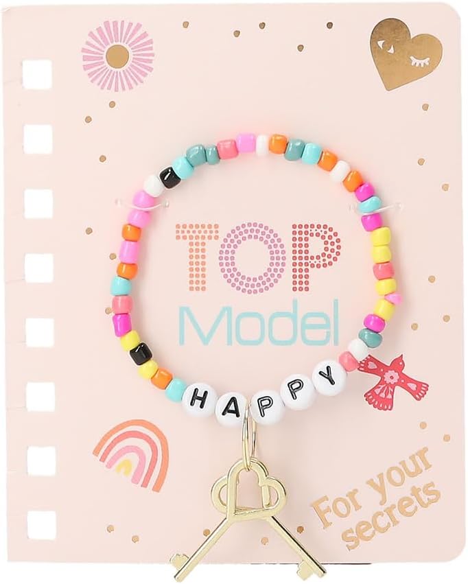Topmodel dagboek met slot en armband