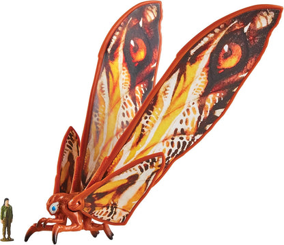 MonsterVerse Godzilla x Kong: The New Empire, 6-Inch Mothra Action Figure Toy, Iconic Collectable Movie Character, Includes 1-Inch Mini Jia, Suitable for Ages 4 Years+
