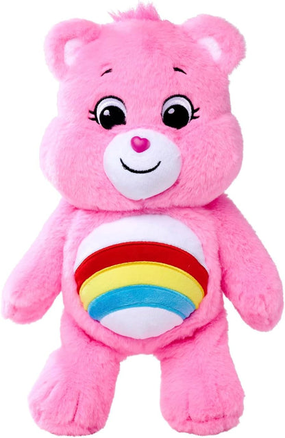 Simba 6305878000 - Glücksbärchi, Hurrabärchi, 35cm, Care Bears Plüschfigur, rosa