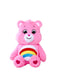 Simba 6305878000 - Glücksbärchi, Hurrabärchi, 35cm, Care Bears Plüschfigur, rosa
