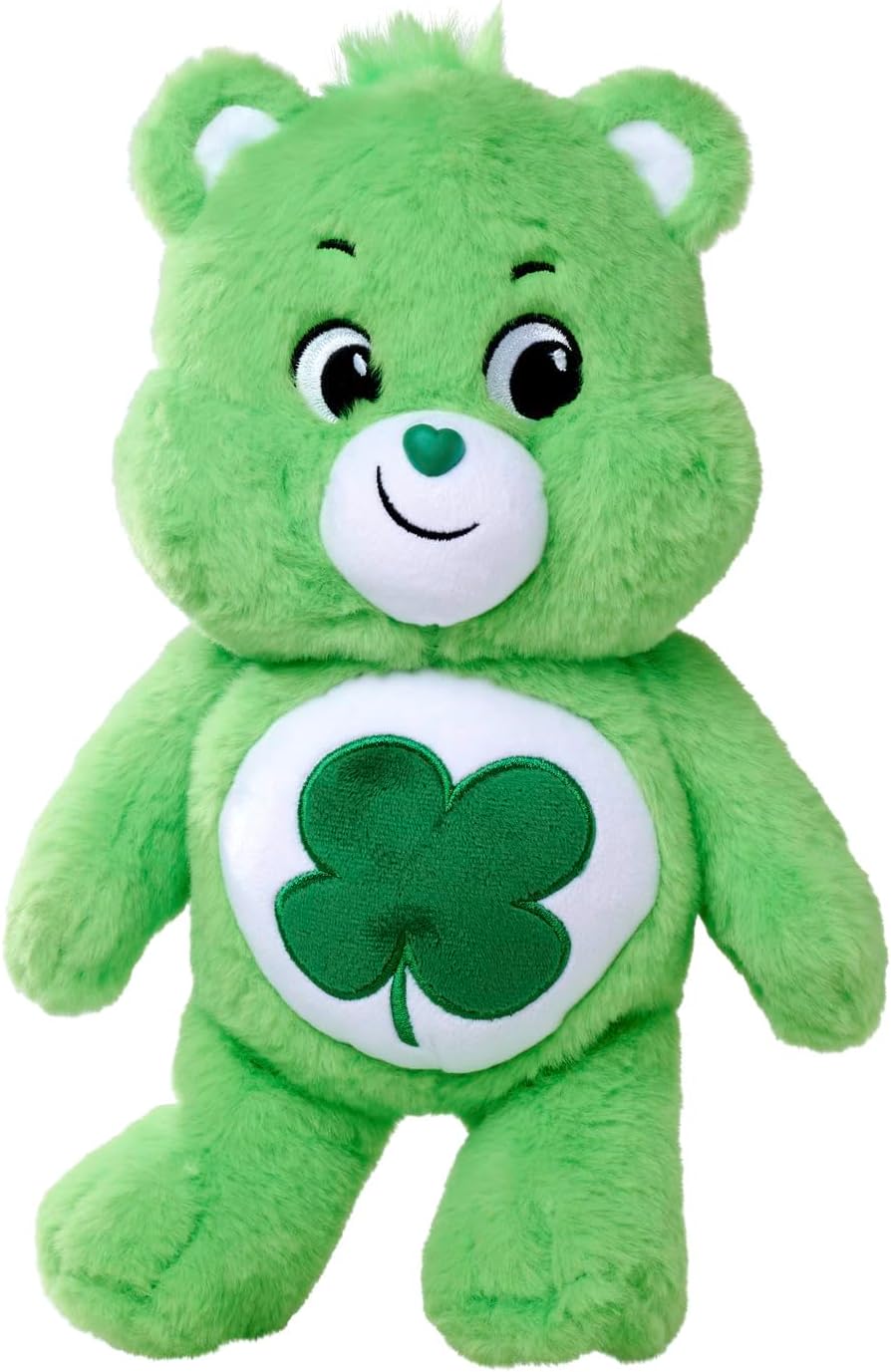 Simba 6305878003 - Glücksbärchi, Glücksbärchi, 35cm, Care Bears Plüschfigur, grün