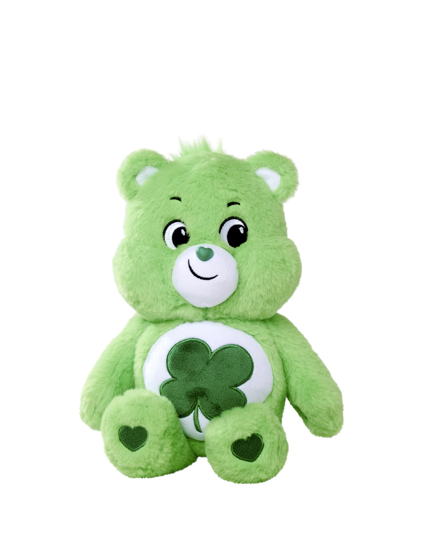 Simba 6305878003 - Glücksbärchi, Glücksbärchi, 35cm, Care Bears Plüschfigur, grün