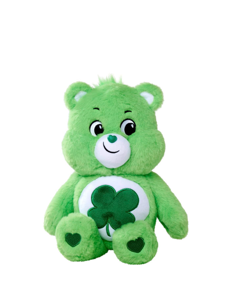 Simba 6305878003 - Glücksbärchi, Glücksbärchi, 35cm, Care Bears Plüschfigur, grün