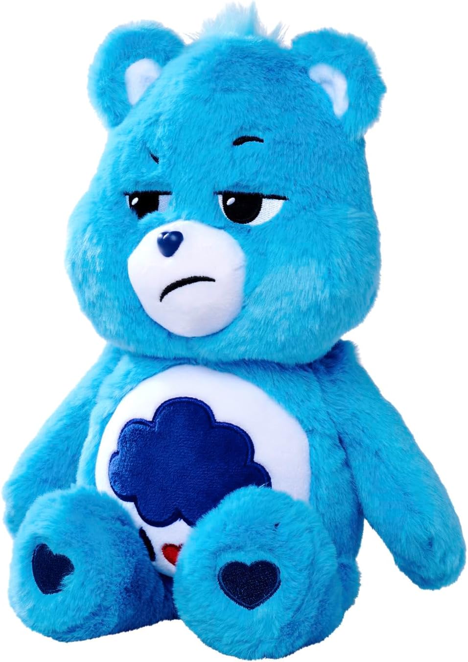 Simba 6305878004 - Glücksbärchi, Brummbärchi, 35cm, Care Bears Plüschfigur, blau