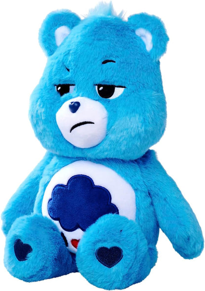 Simba 6305878004 - Glücksbärchi, Brummbärchi, 35cm, Care Bears Plüschfigur, blau