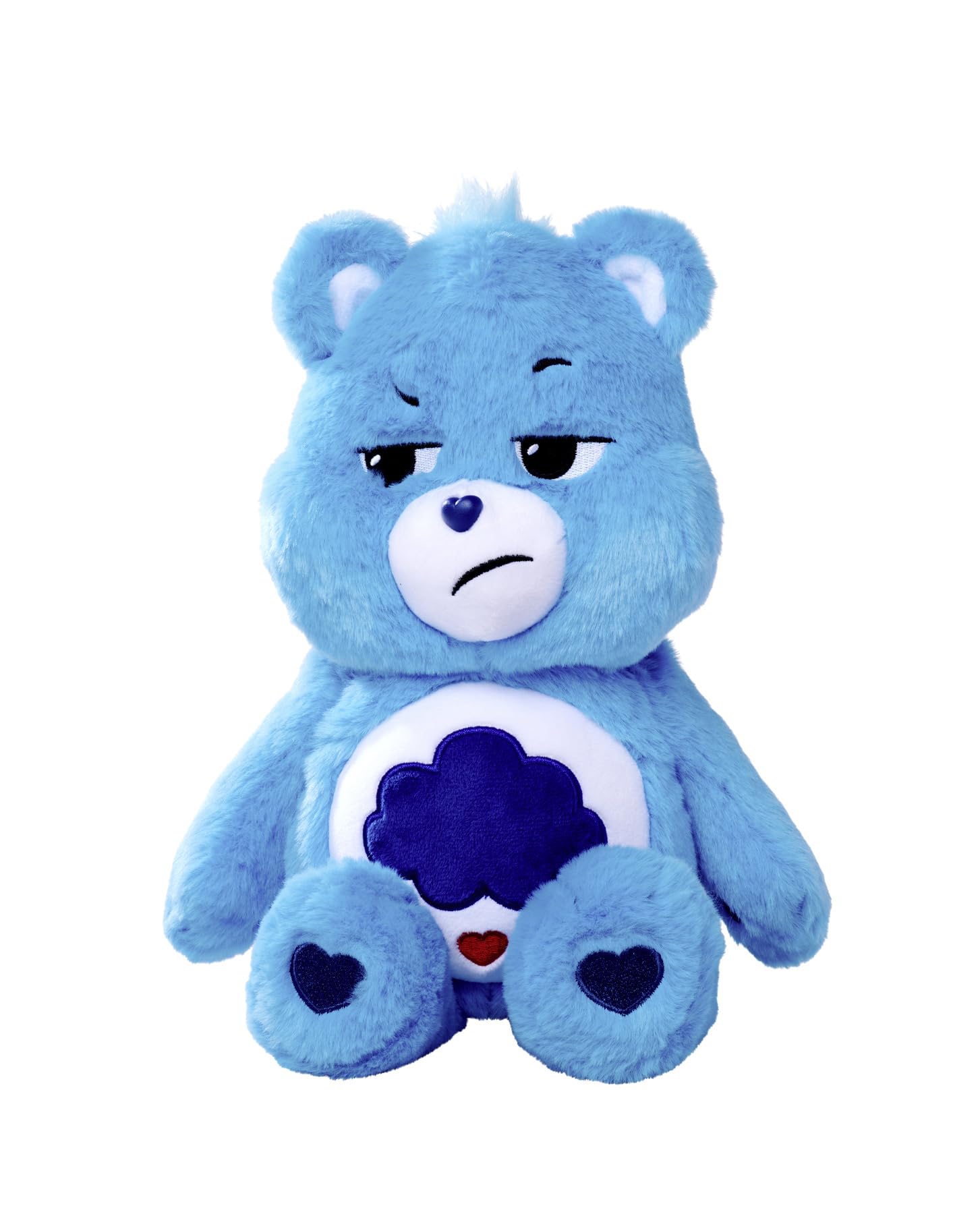 Simba 6305878004 - Glücksbärchi, Brummbärchi, 35cm, Care Bears Plüschfigur, blau