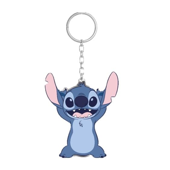 Cerdà Disney Lilo & Stitch Schlüsselanhänger - Motiv Stitch - Blau