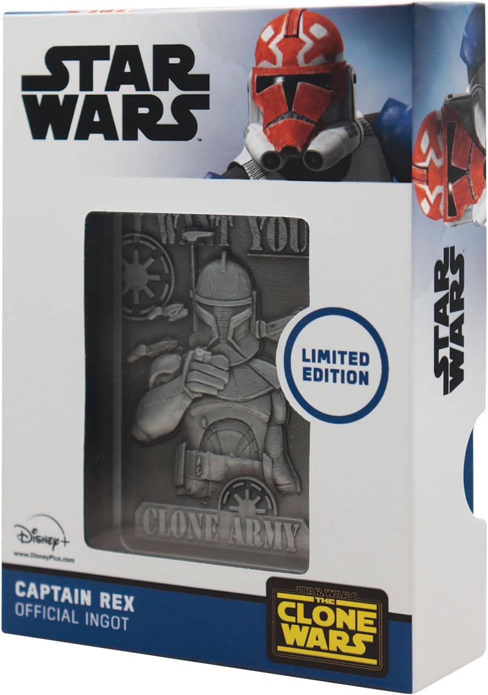 FaNaTtik Star Wars: The Clone Wars Captain Rex Collectible Metal Ingot