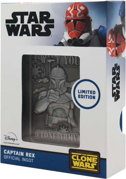 FaNaTtik Star Wars: The Clone Wars Captain Rex Collectible Metal Ingot