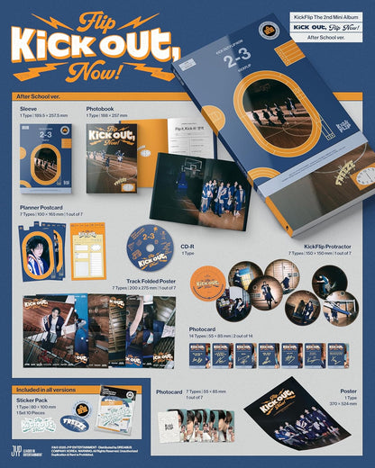 Kick Out, Flip Now! - Random Cover - incl. Photobook, 2 Photocards + More