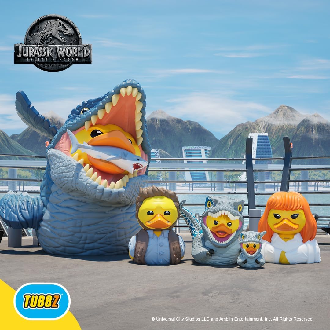 TUBBZ XL: Jurassic Park - Mosasaurus Riesige Cosplay-Gummiente Sammelfigur