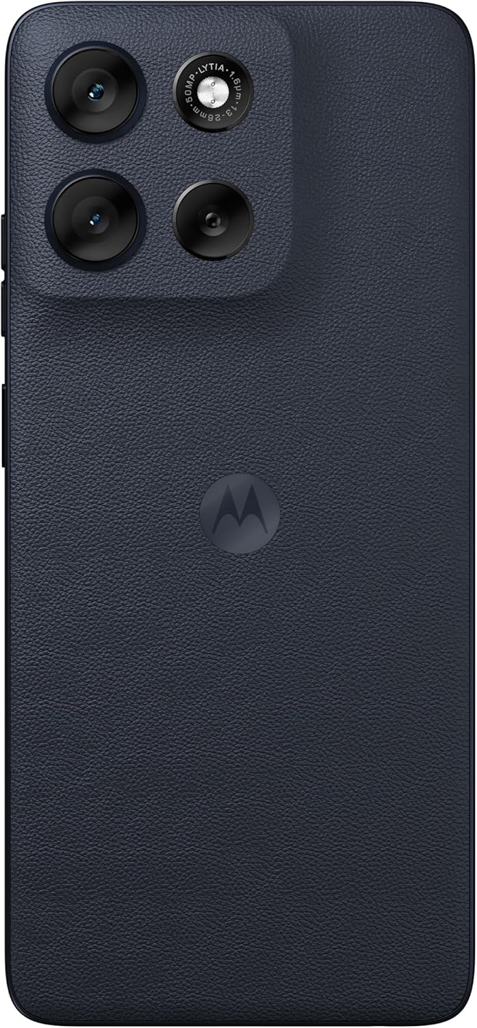 Motorola moto g56 5G 8/256GB, Fotocamera 50MP + sensore antisfarfallio, Display 6.72" FHD+ 120Hz, batteria 5200mAh, MediaTek Dimensity 7060, Android 15, PANTONE Black Oyster