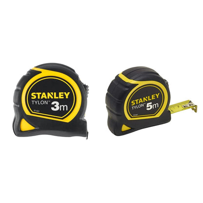 Stanley 0-30-687 - Cinta métrica (3m x 13mm) & STANLEY 1-30-687 - Flexometro tylon tylon 3m x 13mm