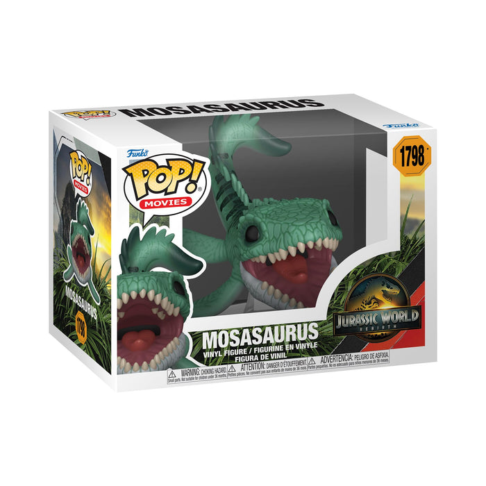 Funko Pop! Movies: Jurassic World: Rebirth - Mosasaurus - Collectable Vinyl Figure - Gift Idea - Official Merchandise - Toys for Kids & Adults - Movies Fans - Model Figure for Collectors