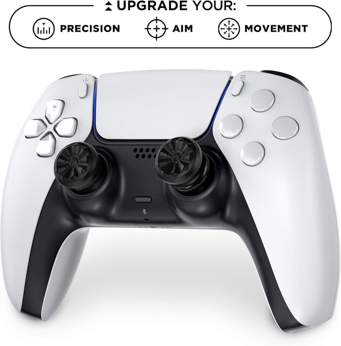 KontrolFreek FPS Freek Galaxy Black per PlayStation 4 e PlayStation 5 - Performance Thumbsticks - 1 High-Rise - 1 Mid-Rise - Nero