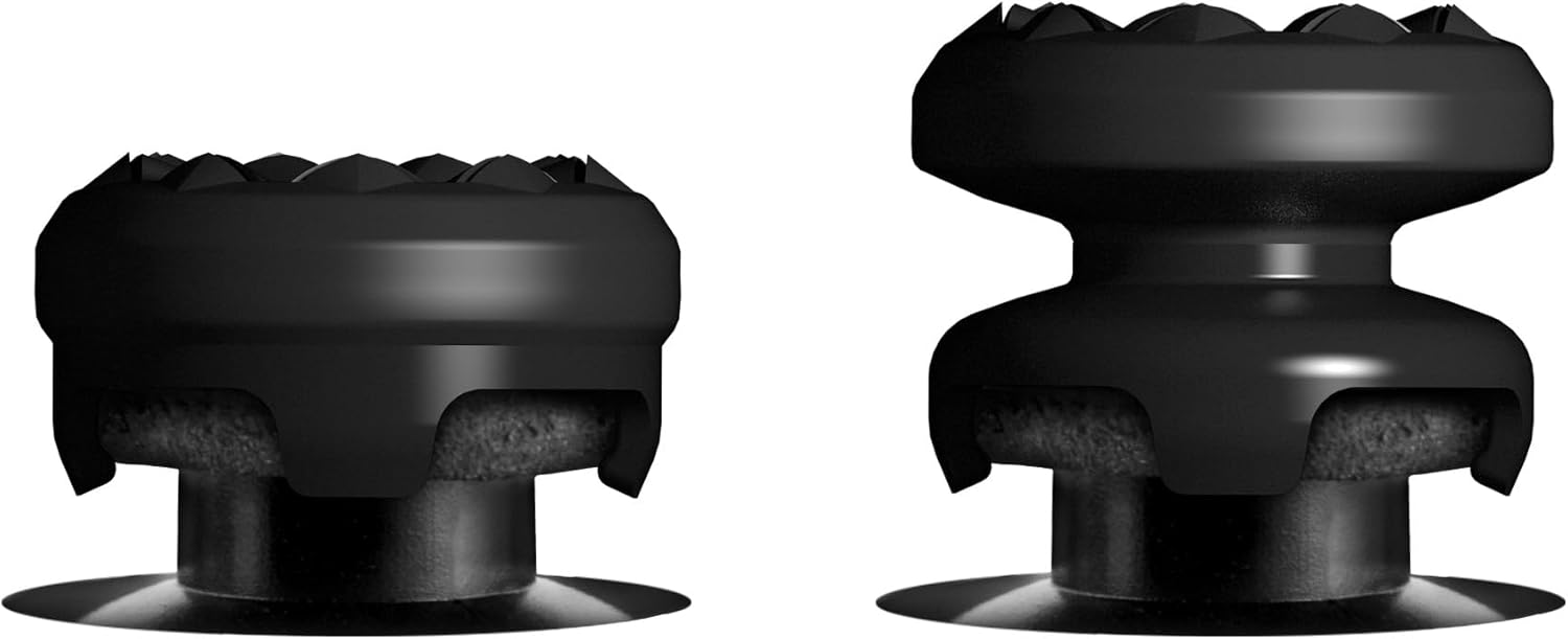 KontrolFreek FPS Freek Galaxy Black per PlayStation 4 e PlayStation 5 - Performance Thumbsticks - 1 High-Rise - 1 Mid-Rise - Nero