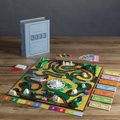 The Game Of Life Vintage Bookshelf Edition Board Game, 2 to 6 Players, Ages 9 and Up
