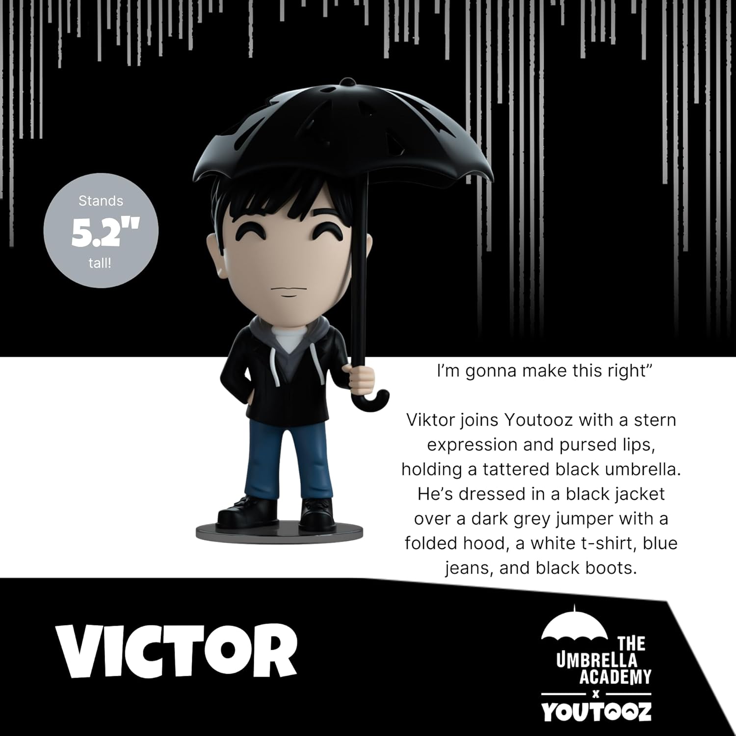 Youtooz Umbrella Academy Viktor 5.2" Inch Vinyl Figure, Viktor from Umbrella Academy