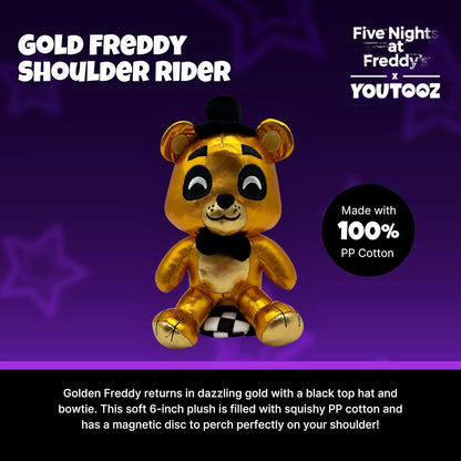 Youtooz - Five Nights at Freddys: Golden Freddy Shoulder Rider (6IN