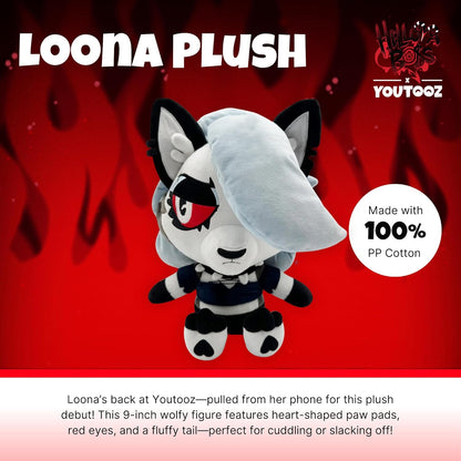 Youtooz Helluva Boss Loona Plush – 9-Inch Collectible Stuffed Figure – Soft & Cuddly Plush Doll Official Merch for Fans & Collectors