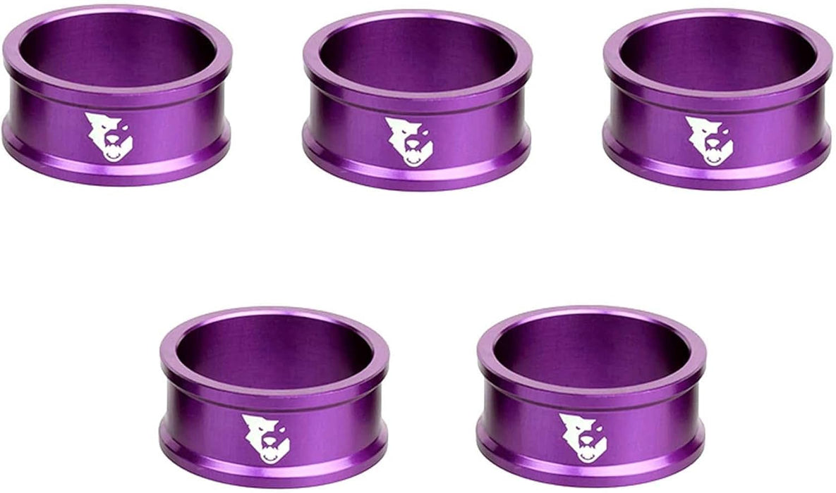 Wolf Tooth Precision Headset Spacers - 5 Pack Orange 5mm