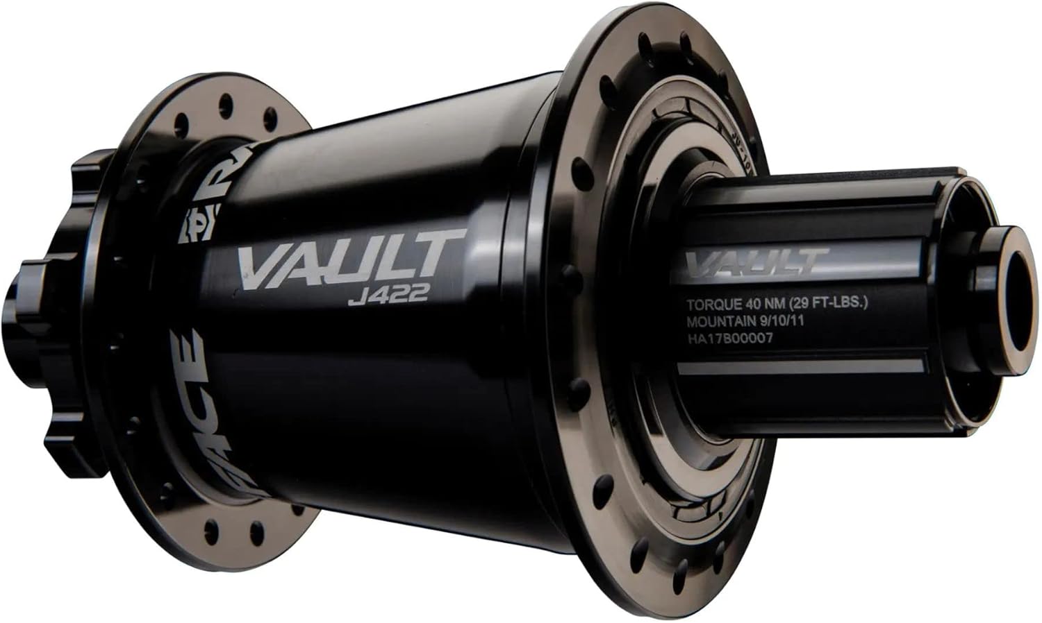Race Face Vault J Bend Hub Rear 150x12mm 422J 32H XD Driver Black