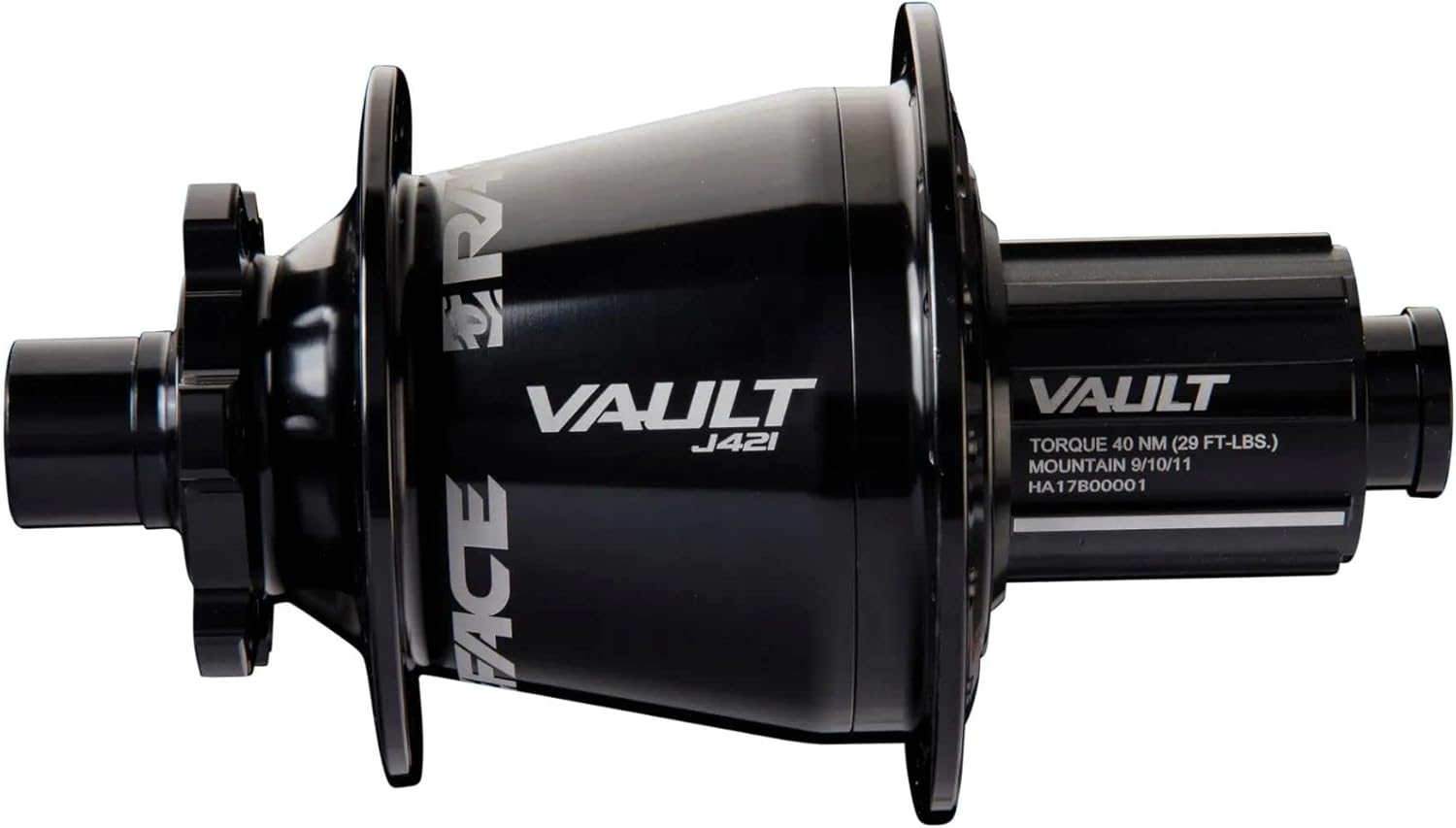 Race Face Vault J Bend Hub Rear 150x12mm 422J 32H XD Driver Black