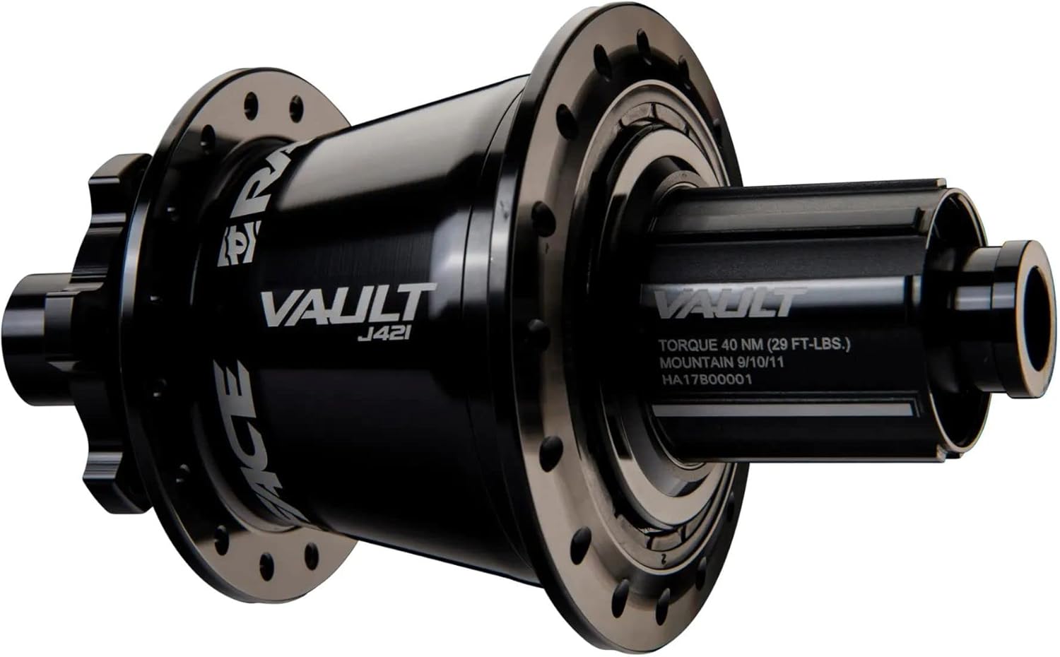 Race Face Vault J Bend Hub Rear 150x12mm 422J 32H XD Driver Black