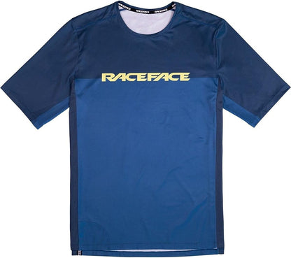 Race Face Maglia da MTB, a maniche corte, colore: blu navy