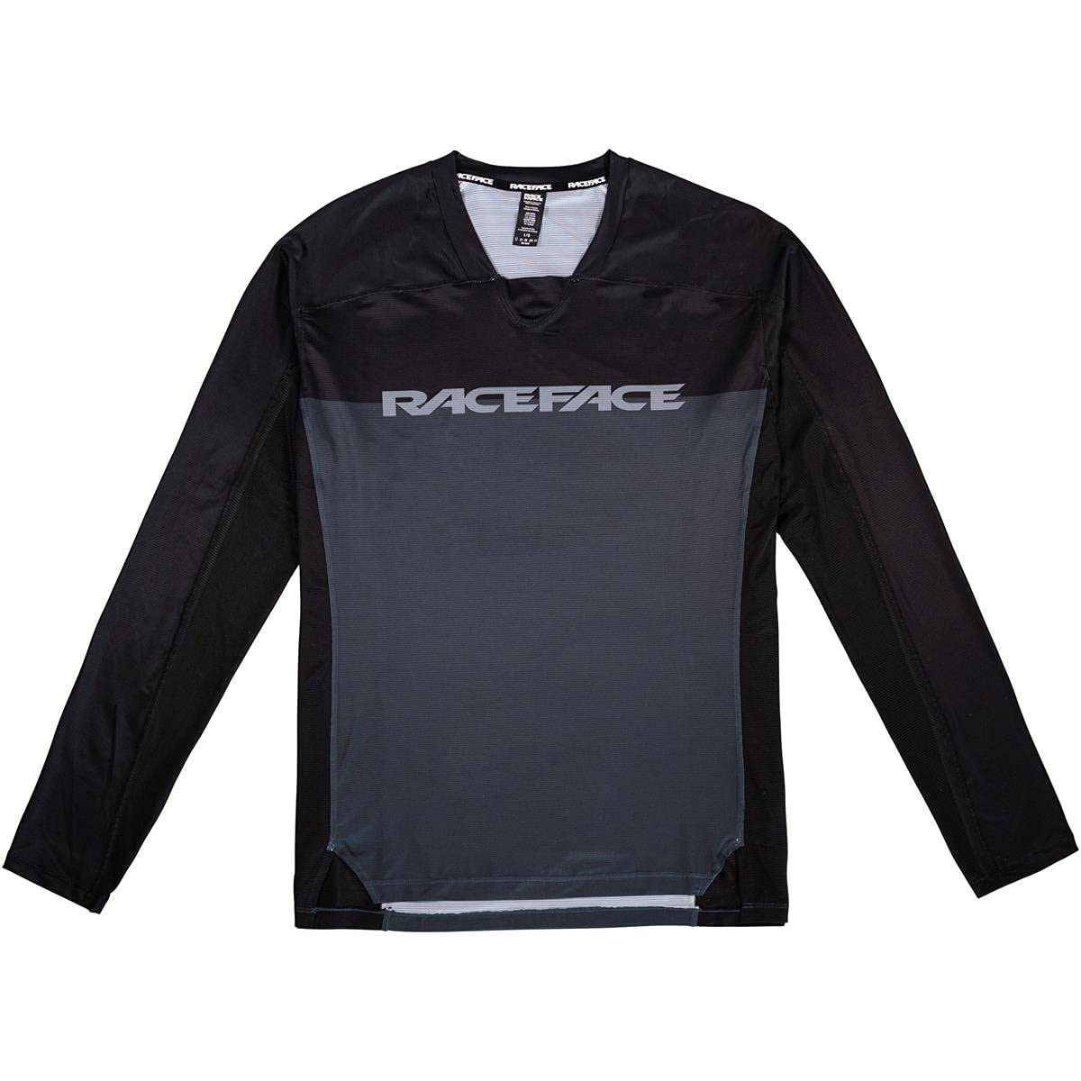 Race Face Diffuse Long Sleeve Jersey 2021 Grey S