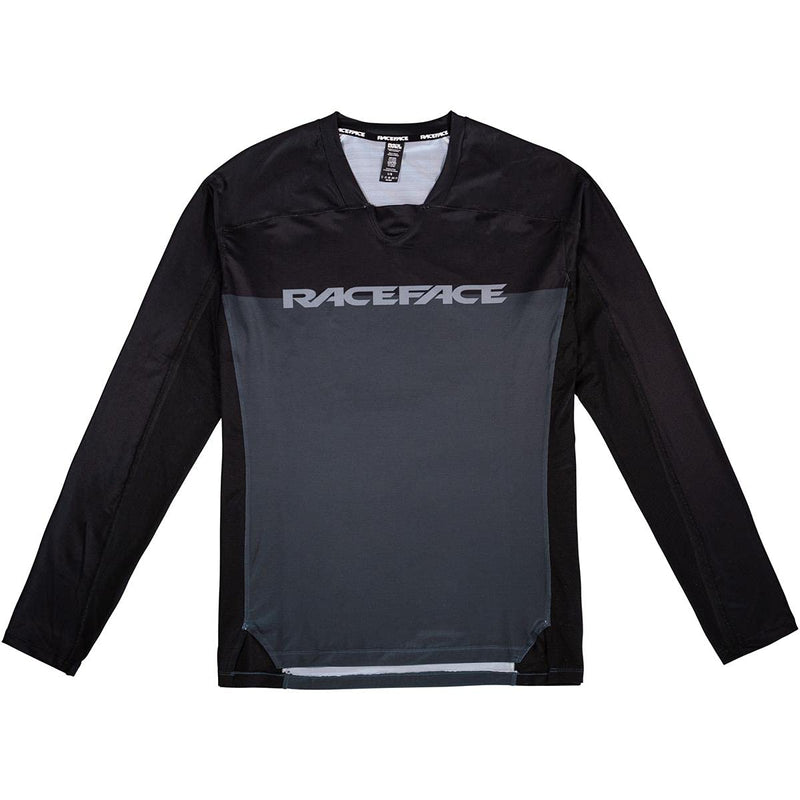 Race Face Diffuse Long Sleeve Jersey 2021 Grey S