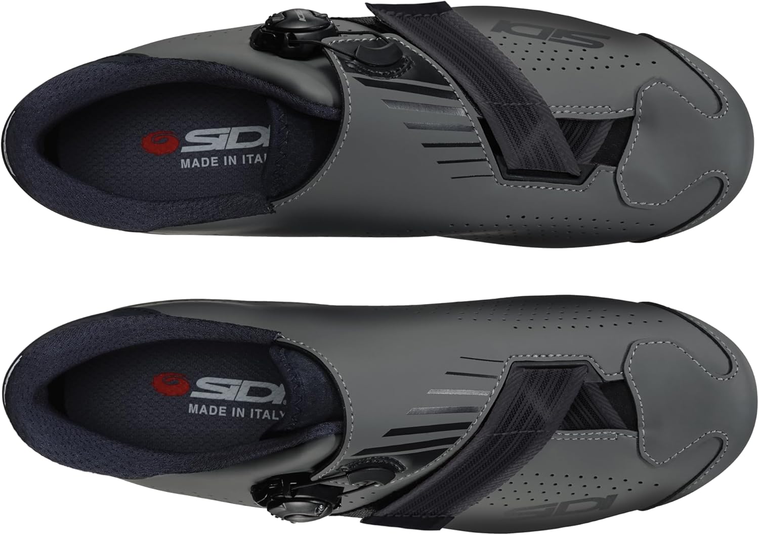 Sidi Prima Mega Fit Road Shoes - Monochrome Anthracite/Black / 40, Anthracite/Black (size: 40)