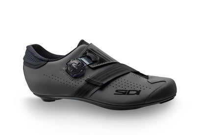 Sidi Prima Mega Fit Road Shoes - Monochrome Anthracite/Black / 40, Anthracite/Black (size: 40)