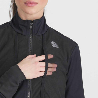 Sportful Supergiara Women`s Jacket Black / S, Black (S)