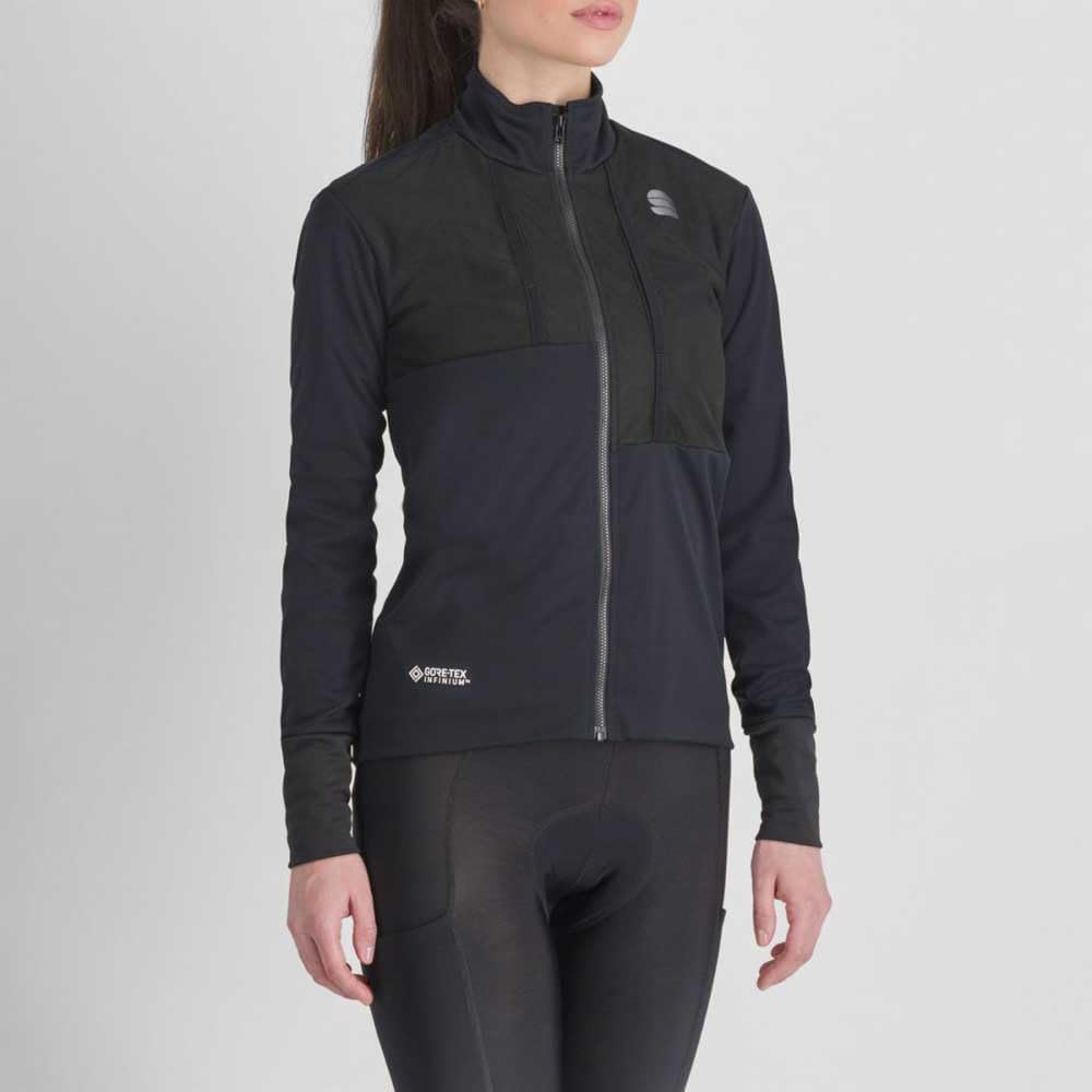 Sportful Supergiara Women`s Jacket Black / S, Black (S)