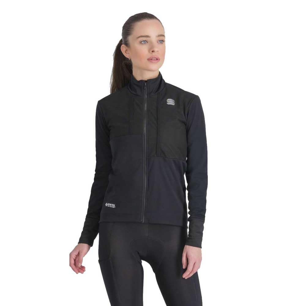 Sportful Supergiara Women`s Jacket Black / S, Black (S)