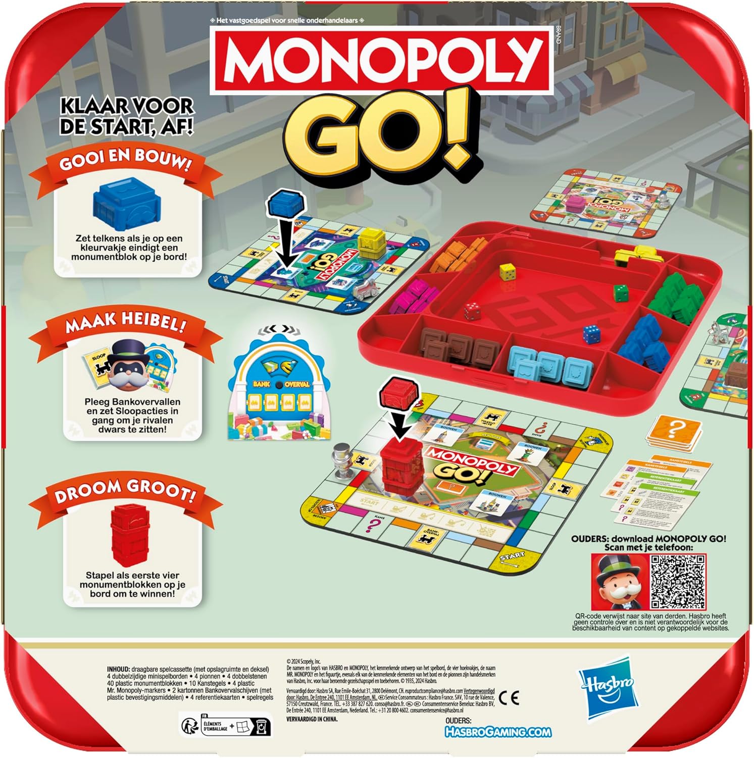 Monopoly Go! | Bordspel | 8+ Leeftijdsgroep | Sociaal Spel