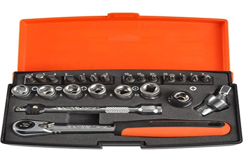 Bahco Dopsleutelset 1/4`` 24-Delig Sl24