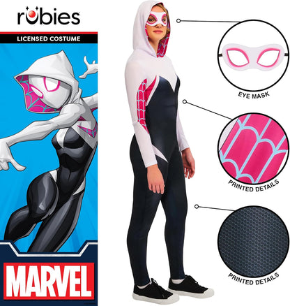 Rubies Official Ghost Spider Adult Costume, Adult Fancy Dress