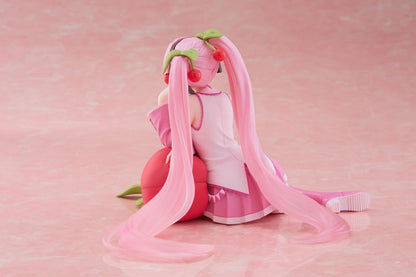 Taito-Sakura Miku Desktop Cute Figure (Cherry Cushion Ver.