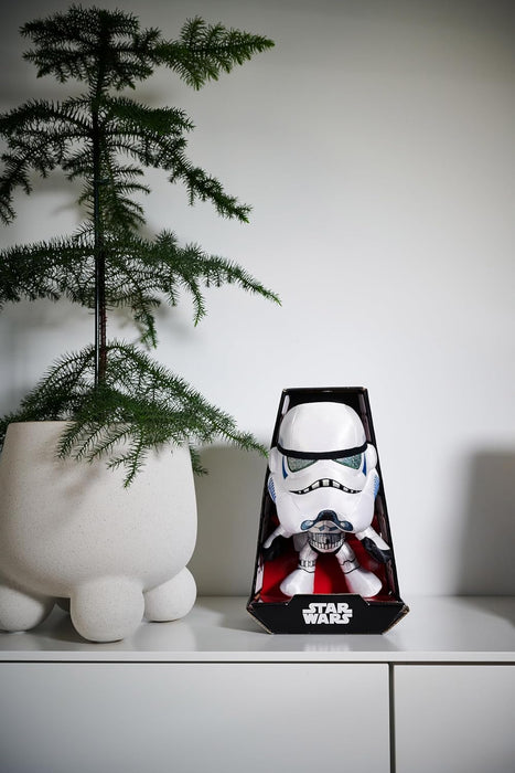 Simba Peluche Star Wars Soldado de Asalto Stormtrooper 25 cm, Bordado de Calidad, Mezcla de Tejidos, Detalle de Armadura y Casco icónico, artículo Coleccionable (6315870556