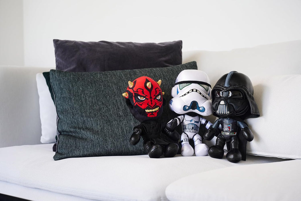 Simba Peluche Star Wars Soldado de Asalto Stormtrooper 25 cm, Bordado de Calidad, Mezcla de Tejidos, Detalle de Armadura y Casco icónico, artículo Coleccionable (6315870556