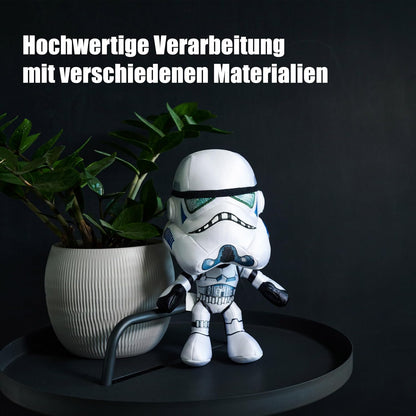 Simba Peluche Star Wars Soldado de Asalto Stormtrooper 25 cm, Bordado de Calidad, Mezcla de Tejidos, Detalle de Armadura y Casco icónico, artículo Coleccionable (6315870556