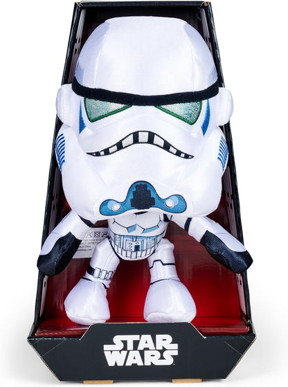 Simba Peluche Star Wars Soldado de Asalto Stormtrooper 25 cm, Bordado de Calidad, Mezcla de Tejidos, Detalle de Armadura y Casco icónico, artículo Coleccionable (6315870556