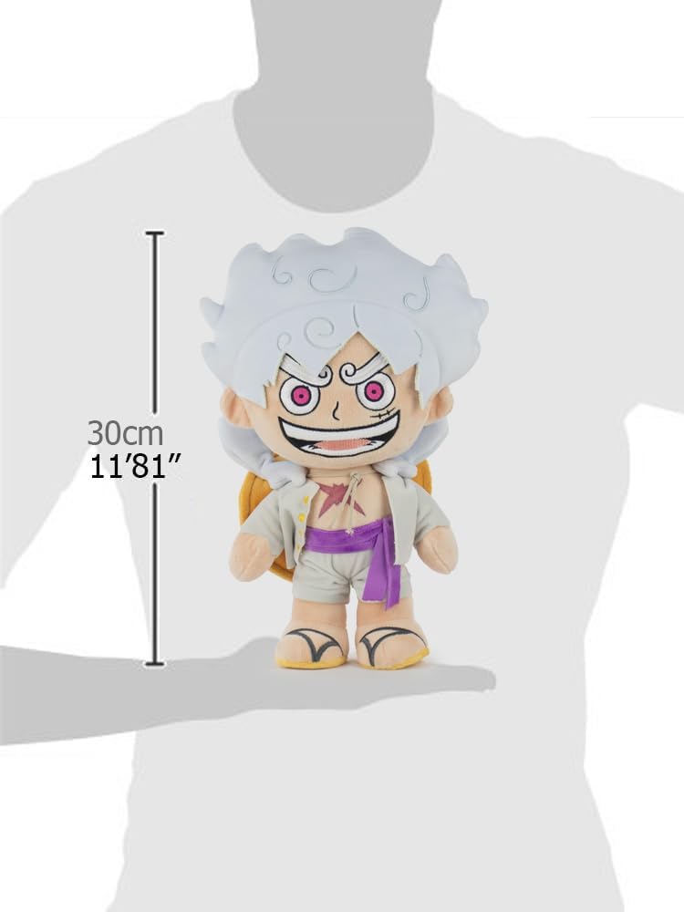 Barrado - Plush Luffy Gear 5 - 34 cm - One Piece - 16002682
