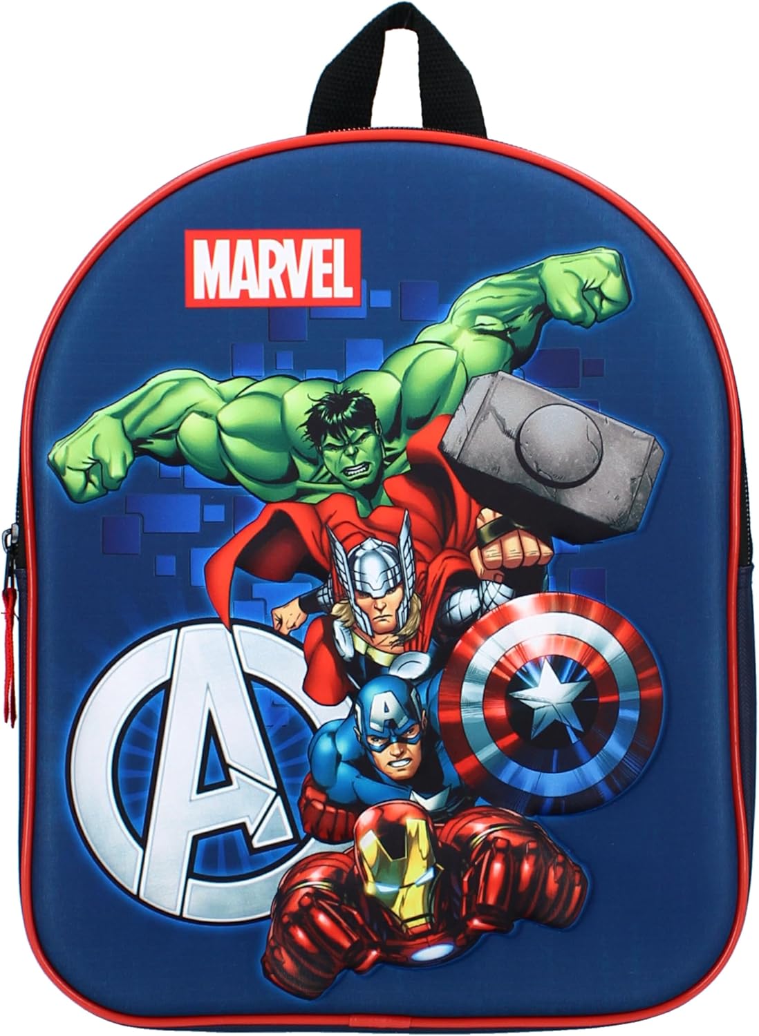 Vadobag Back Pack Backpack 3D Avengers See The Light, 32 x 26 x 11 cm, navy, 32x26x11 cm