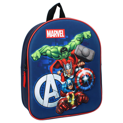 Vadobag Back Pack Backpack 3D Avengers See The Light, 32 x 26 x 11 cm, navy, 32x26x11 cm