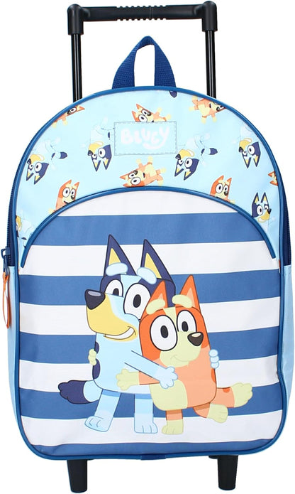 Vadobag Trolly Backpack Bluy Jump Into Fun, Blue, M, Casual