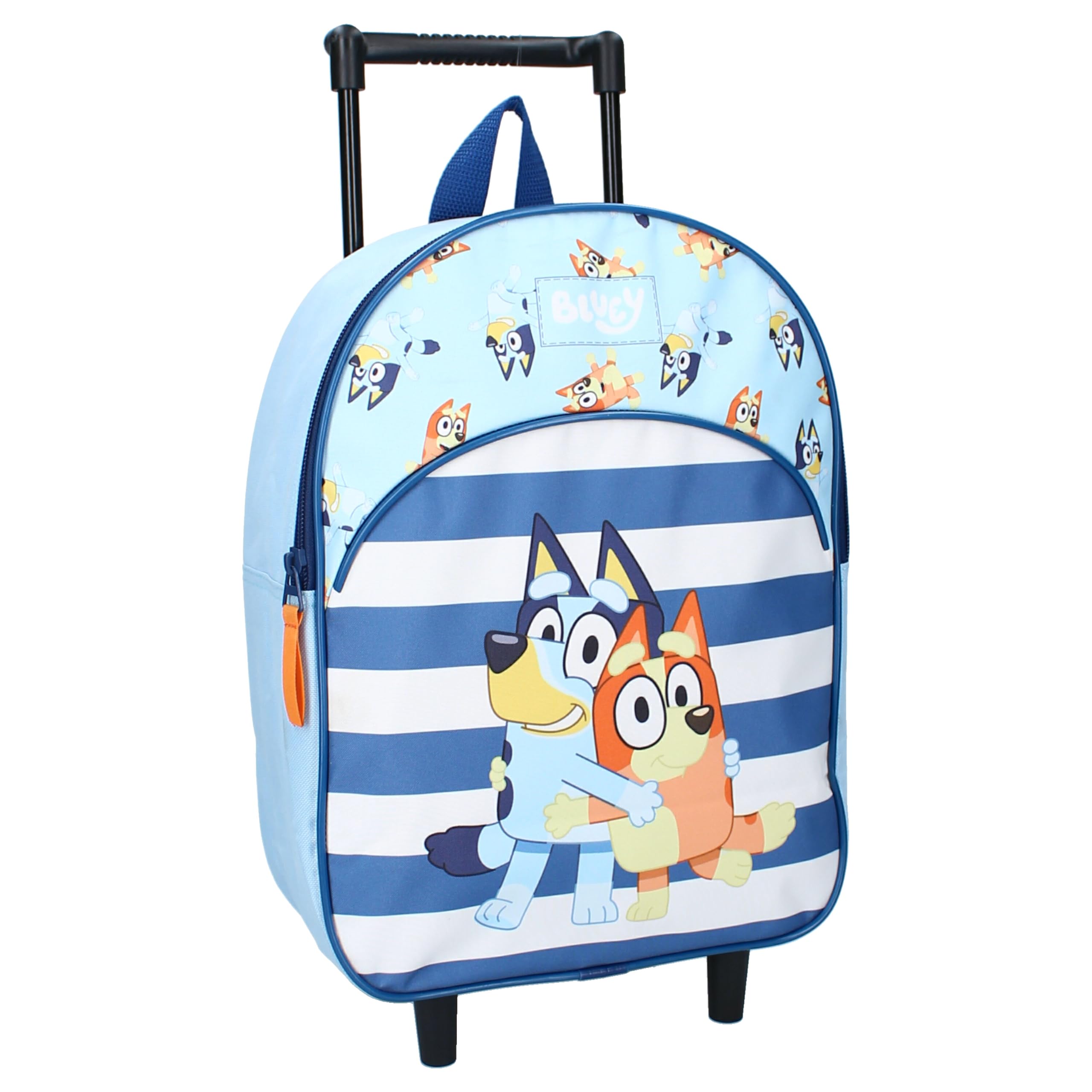 Vadobag Trolly Backpack Bluy Jump Into Fun, Blue, M, Casual
