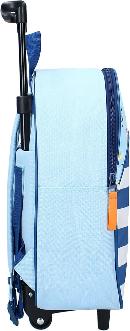 Vadobag Trolly Backpack Bluy Jump Into Fun, Blue, M, Casual